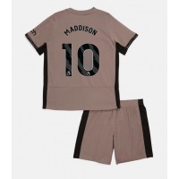 Camiseta Tottenham Hotspur James Maddison #10 Tercera Equipación Replica 2023-24 para niños mangas cortas (+ Pantalones cortos)